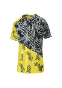 Puma, Herren T-Shirt 'BND Tech', Gelb / Dunkelgr&uuml;n / Wei&szlig;