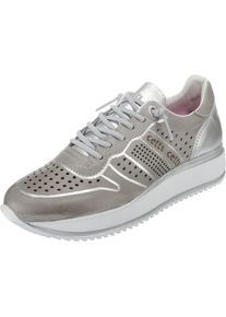CETTI, Damen Sneakers, Silber / Wei&szlig;