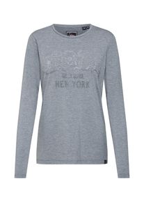 Superdry, Damen Shirt 'ALESSIA', Hellgrau