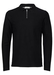 Selected Homme, Herren Poloshirt, Schwarz