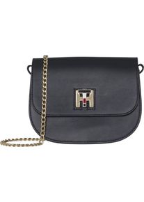 Tommy Hilfiger, Damen Umhängetasche 'Twist' 19 cm, Schwarz
