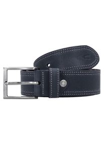 Camel Active, Herren Gürtel VIII Leder 100 cm, Blau / Dunkelblau