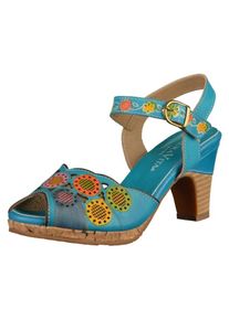 Laura Vita, Damen Sandalen, Türkis / Mischfarben