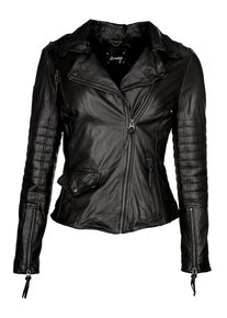 Maze, Damen Lederjacke 'Tijuana', Schwarz