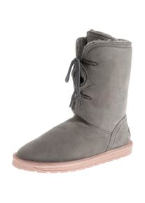 Esprit, Damen Winterstiefeletten 'LUNA', Grau / Altrosa