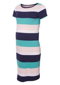 MAMALICIOUS, Damen Umstandskleid, T&uuml;rkis / Dunkelblau / Altrosa / Wei&szlig;