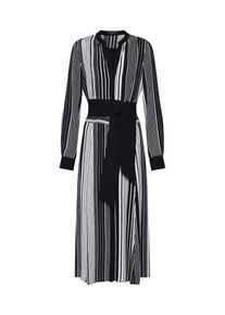 comma, Damen Kleid, Mischfarben / Schwarz