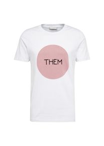 Jack & Jones JACK & JONES, Herren T-Shirt 'JPRMARTIN TEE CREW NECK SS EXP', Rosa / Wei&szlig;