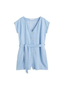 Mango, Damen Overall 'Kelly', Blue Denim