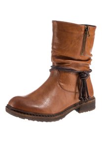 Rieker, Damen Winterstiefel, Cognac