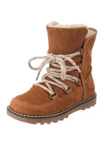 Elefanten, M&auml;dchen Winterstiefel 'JULE', Beige / Cognac