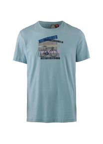 O.C.K. OCK, Herren T-Shirt, Pastellblau / Mischfarben