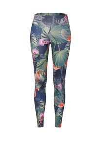 Hey Honey, Damen Leggings, Dunkelblau / Grün / Pink