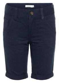 name it, M&auml;dchen Lange Slim Fit Shorts, Blau