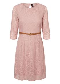 Véro Moda VERO MODA, Damen Spitzen Kleid, Altrosa