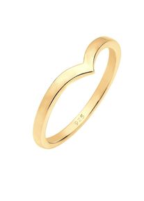 Elli, Damen Bandring 'Geo', Gold