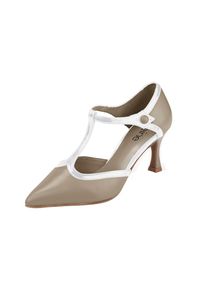 Heine, Damen Pumps, Taupe