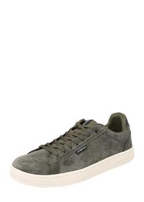 Jack & Jones JACK & JONES, Herren Sneaker 'Wolly', Oliv / Wei&szlig;
