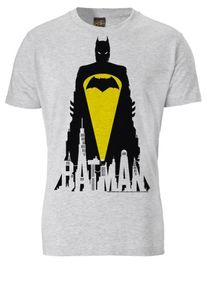 logoshirt, Herren T-Shirt, Gelb / Hellgrau / Schwarz