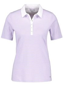 Gerry Weber, Damen Poloshirt, Helllila / Wei&szlig;
