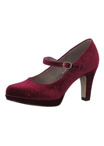 s.Oliver RED LABEL, Damen Spangenpumps, Karminrot