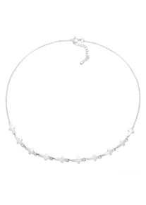 Elli, Damen Choker 'Kreuz', Silber