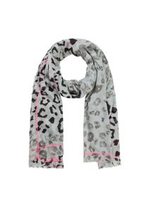 Codello, Damen Schal, Hellgrau / Neonpink / Schwarz