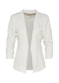 Vila, Damen Blazer mit Dreiviertelärmeln 'Viher', Weiß