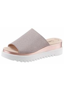 Gabor, Damen Pantolette, Taupe / Puder / Weiß