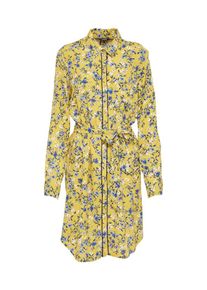 Mbym, Damen Kleid 'Mayson', Blau / Gelb