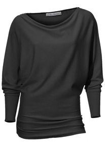 Heine, Damen Fledermauspullover, Schwarz