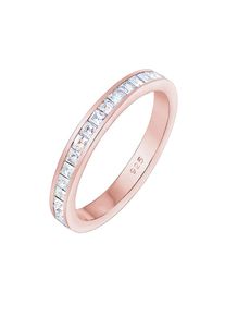 Elli Premium, Damen Ring, Rosegold / Wei&szlig;