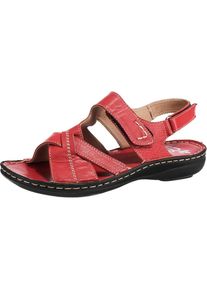 Rieker, Damen Riemchensandaletten 'Nappa', Rot