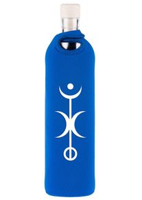 YOGISTAR.COM, Herren Trinkflasche 'Spiritual', Blau