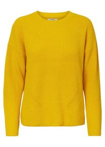 Pieces, Damen Pullover, Gelb