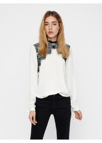 Véro Moda VERO MODA, Damen Bluse, Schwarz / Weiß