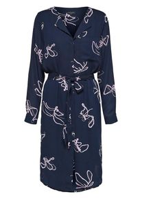 Selected Femme, Damen Kleid, Nachtblau / Rosa