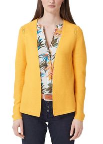 s.Oliver RED LABEL, Damen Strickjacke, Gelb