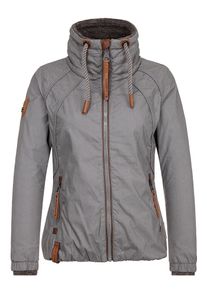 Naketano, Damen Jacke 'Tittis Galore', Braun / Grau