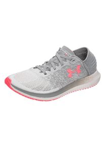 Under Armour, Damen Laufschuh 'Threadborne Velociti', Grau / Dunkelpink / Wei&szlig;