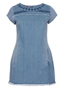 sheego Denim, Damen Jeanskleid, Blue Denim