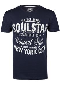 Soulstar, Herren T-Shirt, Blau