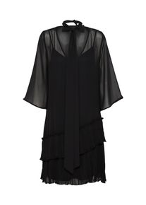 Eksept, Damen Chiffonkleid 'Fem', Schwarz