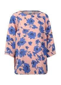 Only Carmakoma, Damen Shirt 'SYMPHA WENGA', Hellblau / Rosa