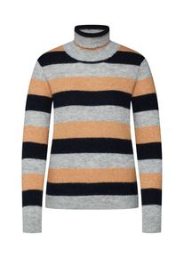 Selected Femme, Damen Pullover 'SIA', Sand / Hellgrau / Schwarz