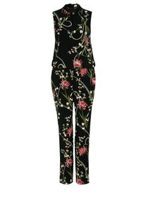 s.Oliver BLACK LABEL, Damen Jumpsuit, Mischfarben / Schwarz