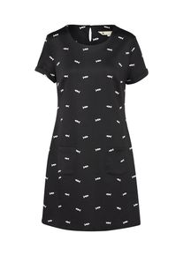 YUMI, Damen Kleid 'MINI FISH', Schwarz / Weiß
