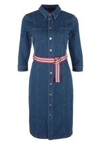 s.Oliver RED LABEL, Damen Kleid, Blue Denim