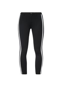 Only, Damen Stoffhose, Schwarz / Weiß