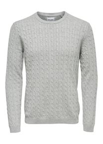 Only & Sons Only & Sons, Herren Pullover, Grau